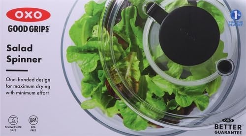 image:imageOXO Good Grips Little Salad amp Herb Salad Spinner Fruit Washer and Lettuce SpinnerWhite
