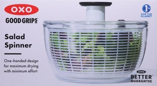 image:imageOXO Good Grips Little Salad amp Herb Salad Spinner Fruit Washer and Lettuce SpinnerWhite