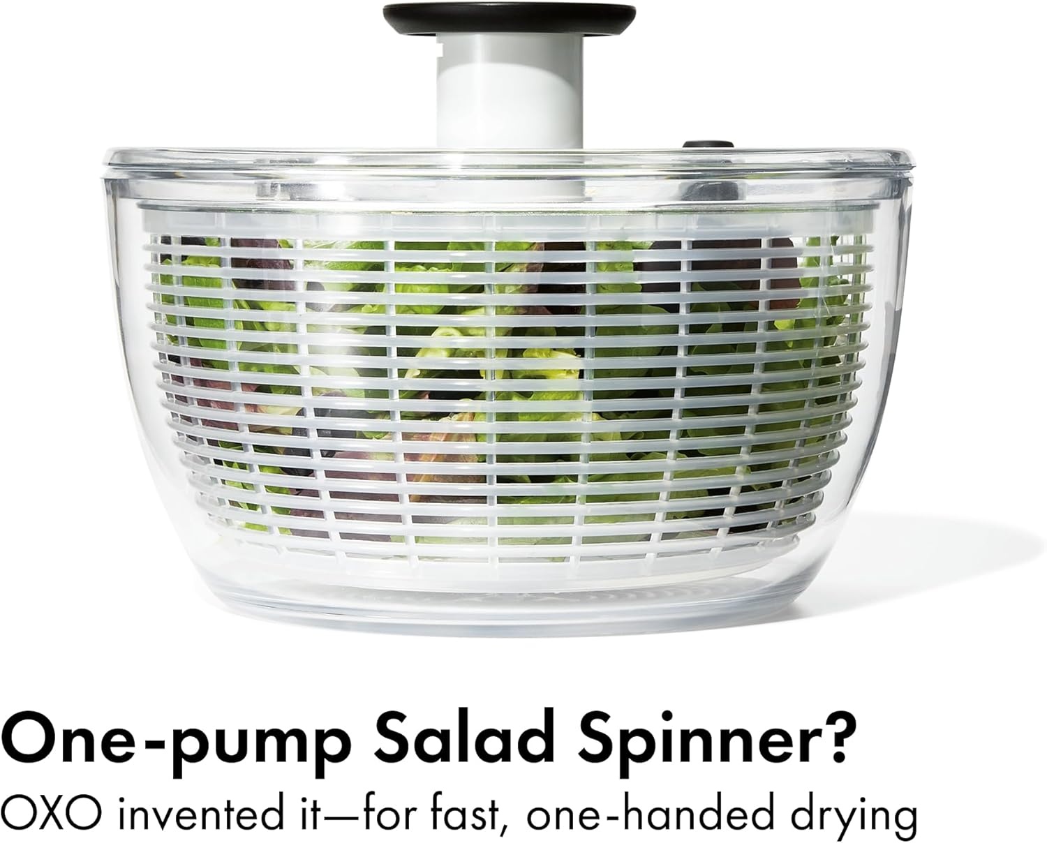image:imageOXO Good Grips Little Salad amp Herb Salad Spinner Fruit Washer and Lettuce SpinnerWhite