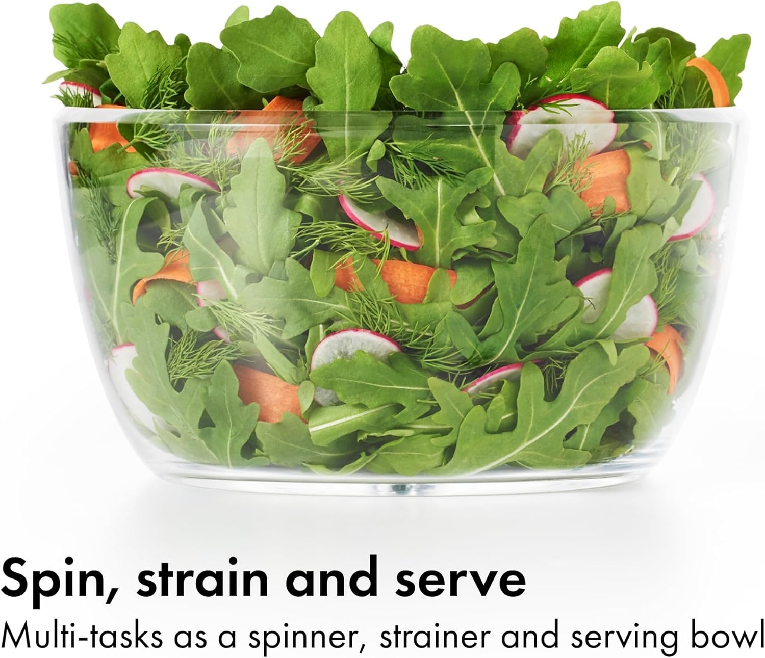 image:imageOXO Good Grips Little Salad amp Herb Salad Spinner Fruit Washer and Lettuce SpinnerWhite