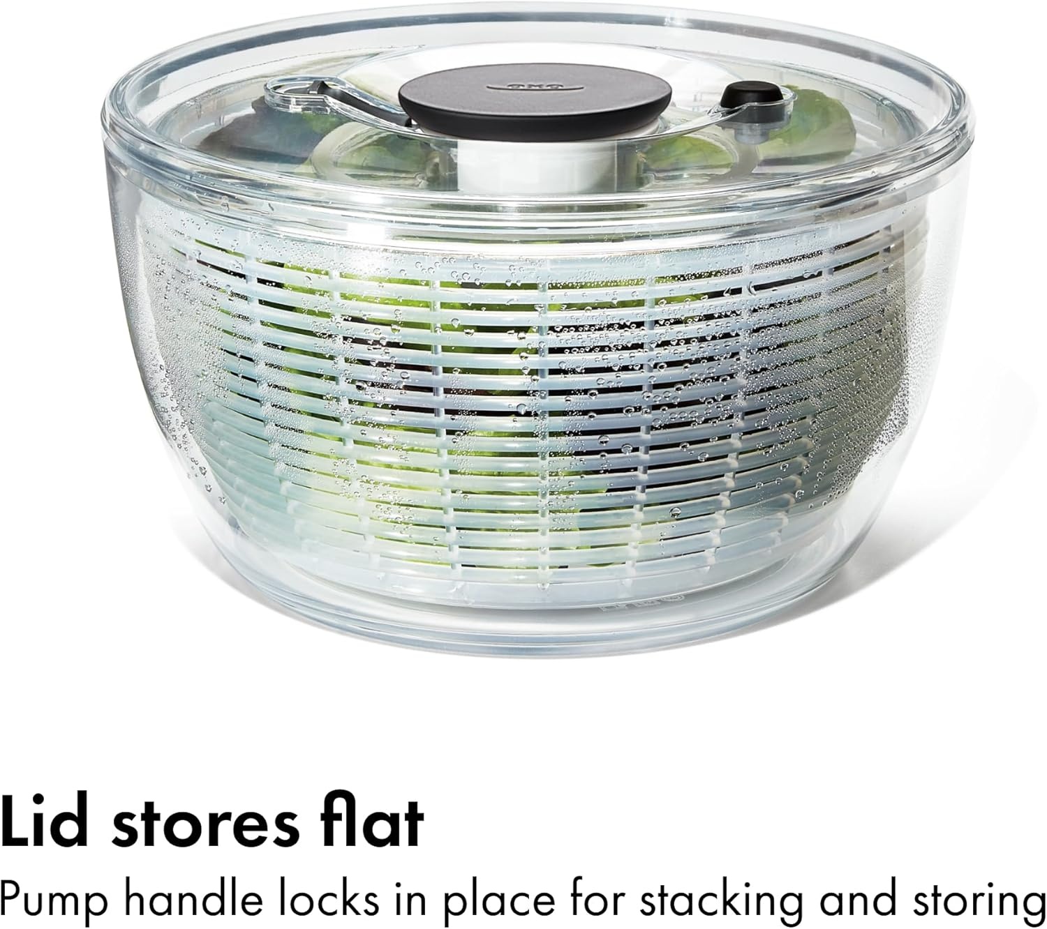 image:imageOXO Good Grips Little Salad amp Herb Salad Spinner Fruit Washer and Lettuce SpinnerWhite