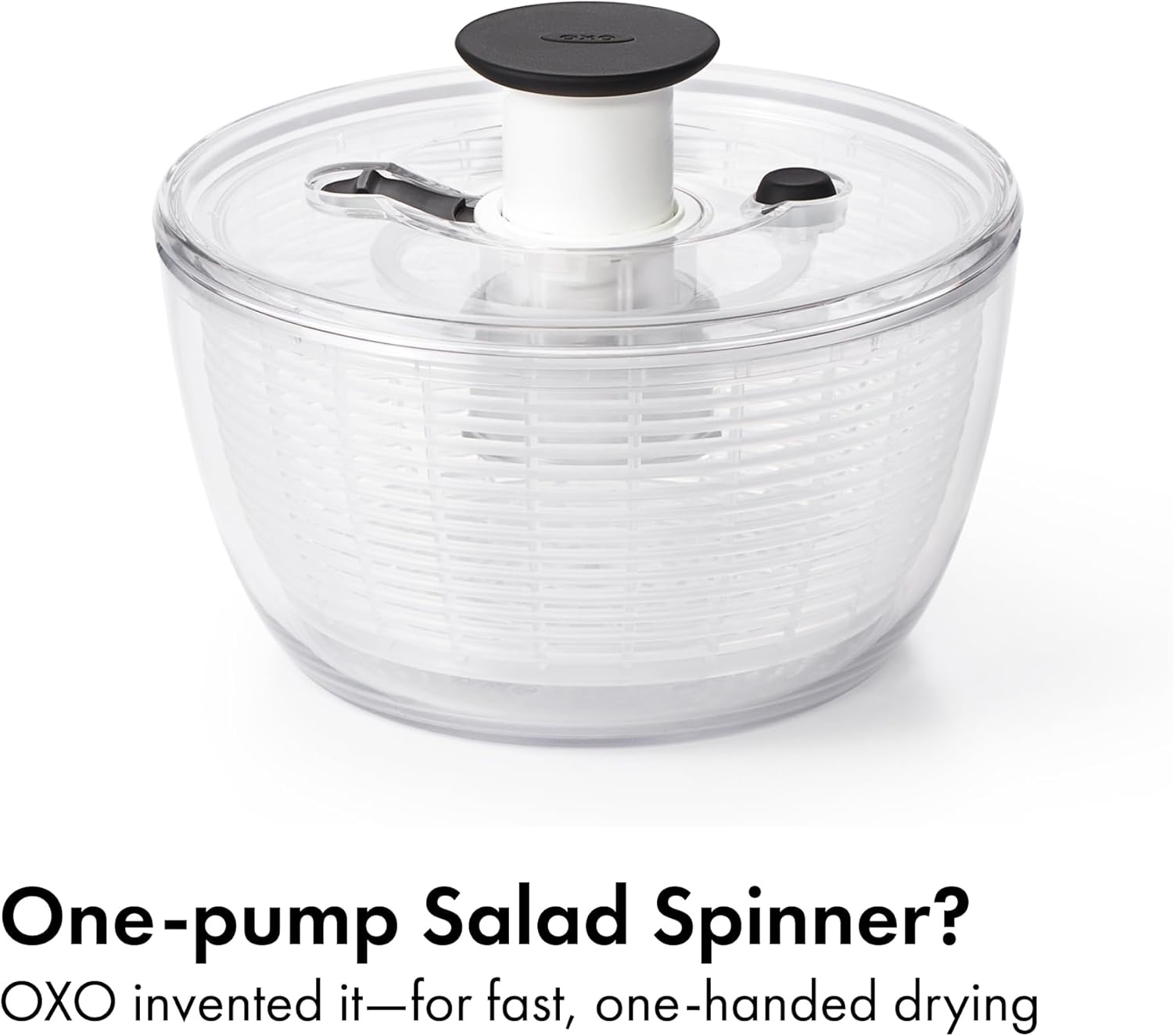 image:imageOXO Good Grips Little Salad amp Herb Salad Spinner Fruit Washer and Lettuce SpinnerWhite