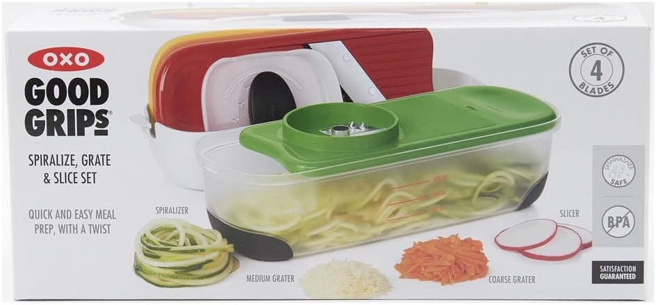 image:imageOXO Good Grips Mini Complete Grate amp Slice SetSpiralize Grate Slice Set