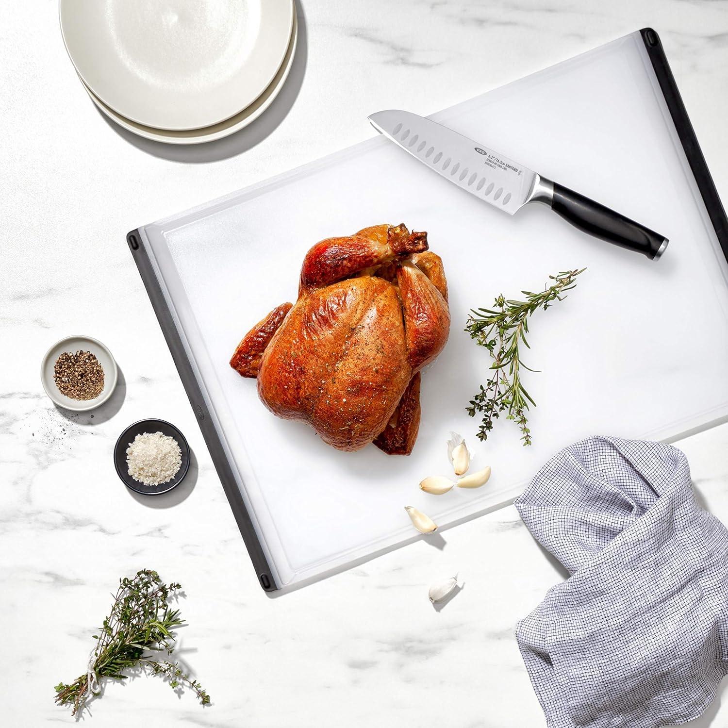 image:imageOXO Good Grips Plastic Utility Cutting BoardCarving Cutting Board
