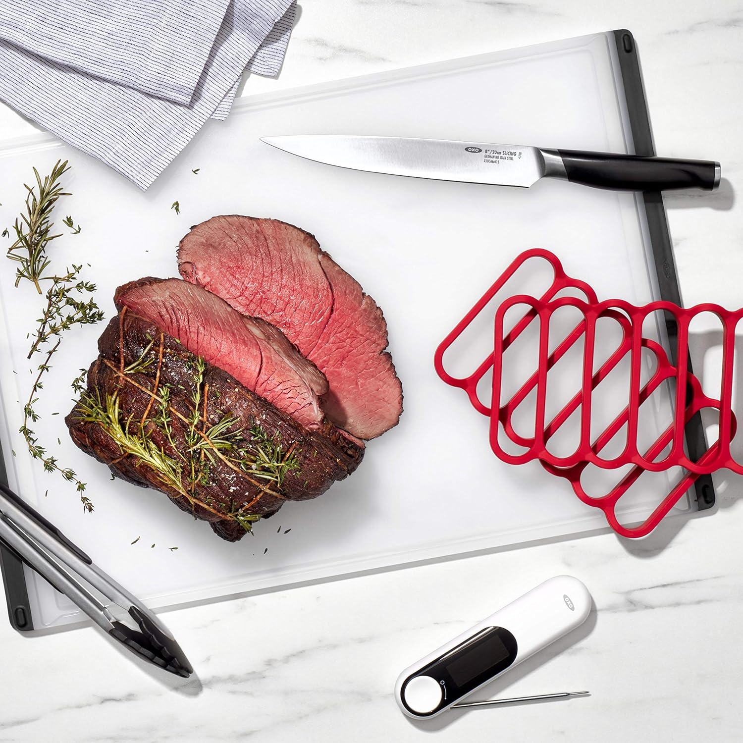 image:imageOXO Good Grips Plastic Utility Cutting BoardCarving Cutting Board