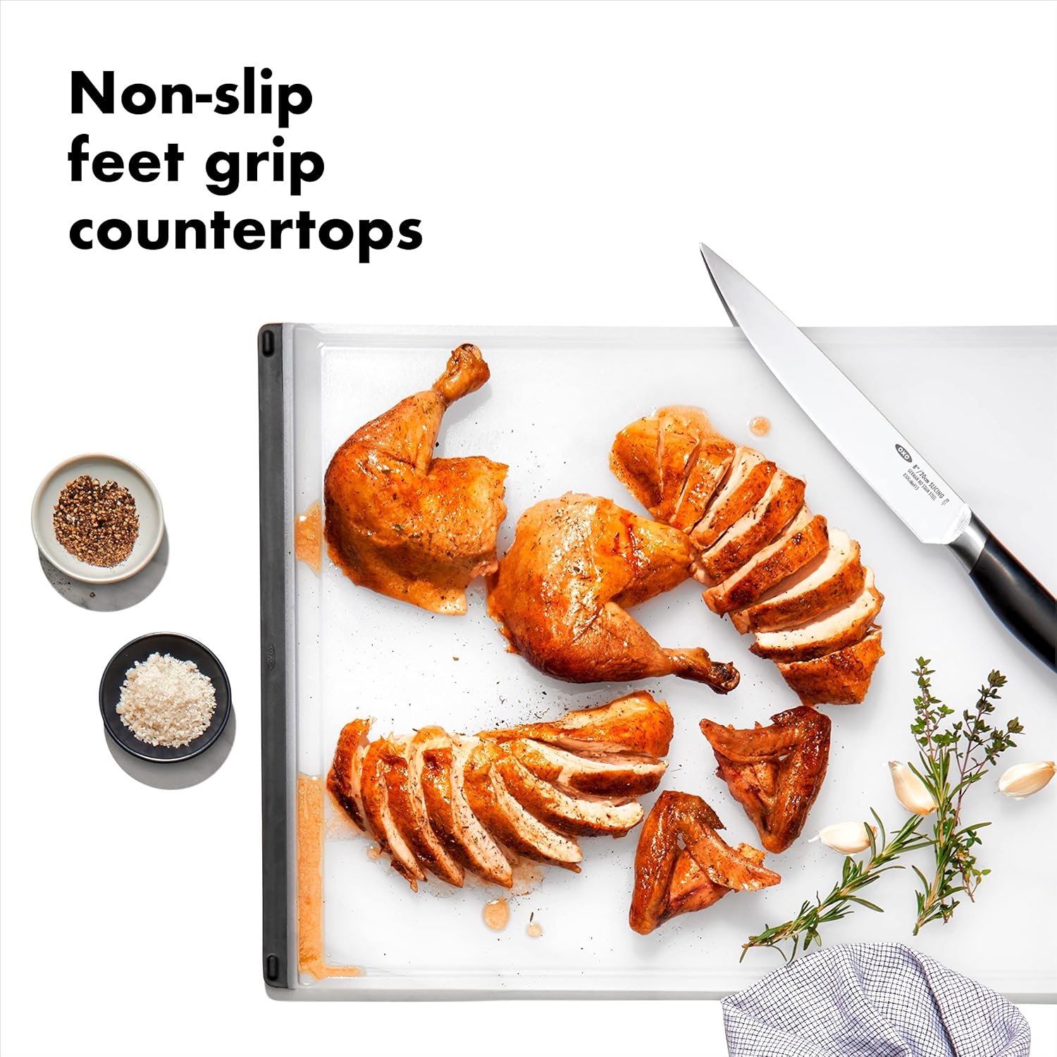 image:imageOXO Good Grips Plastic Utility Cutting BoardCarving Cutting Board