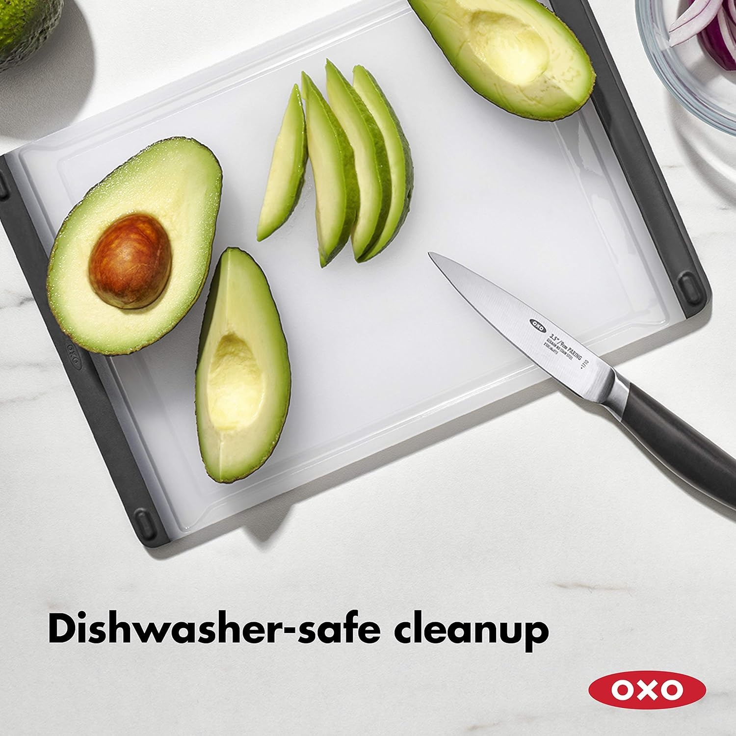 image:imageOXO Good Grips Plastic Utility Cutting BoardPrep Cutting Board