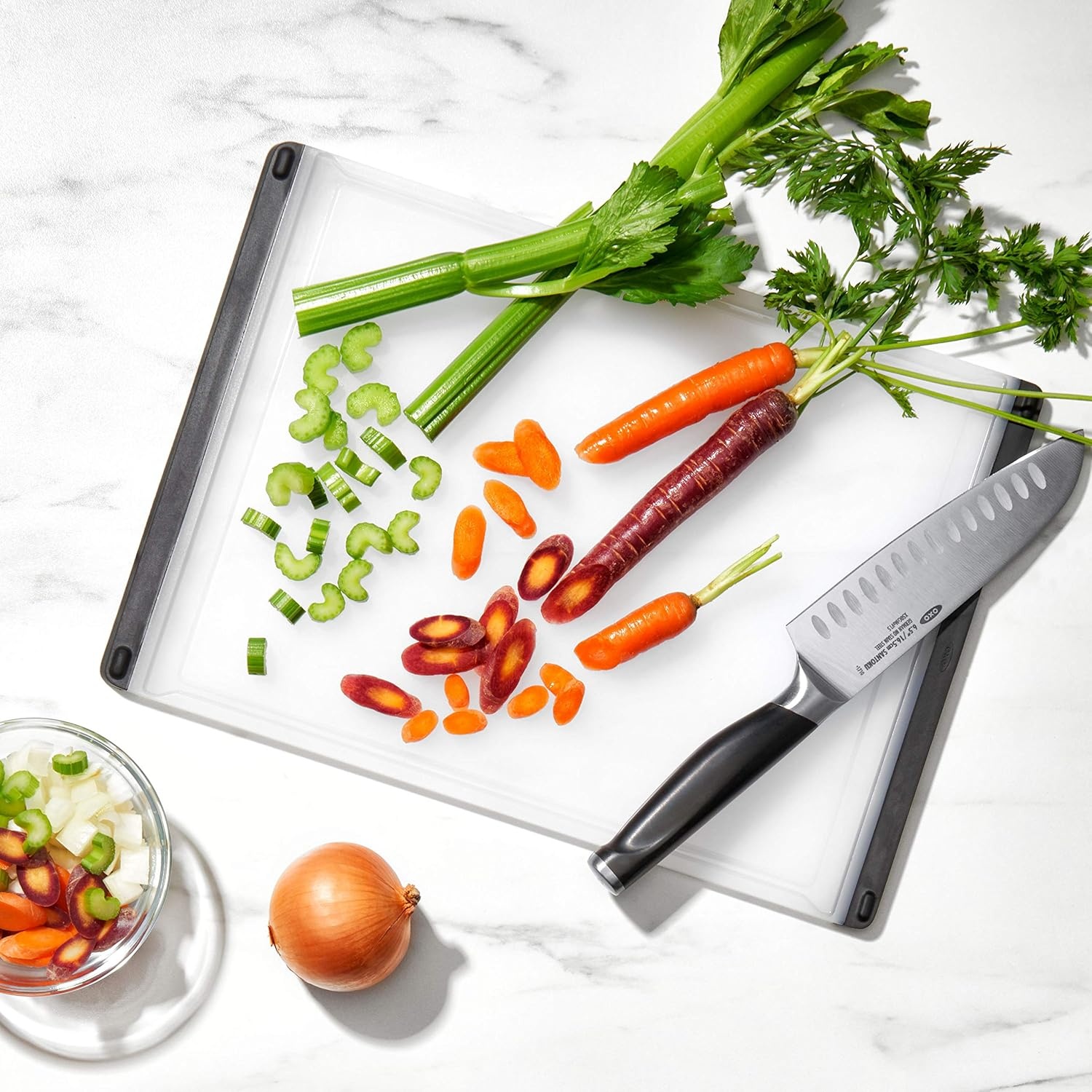 image:imageOXO Good Grips Plastic Utility Cutting BoardUtility Cutting Board