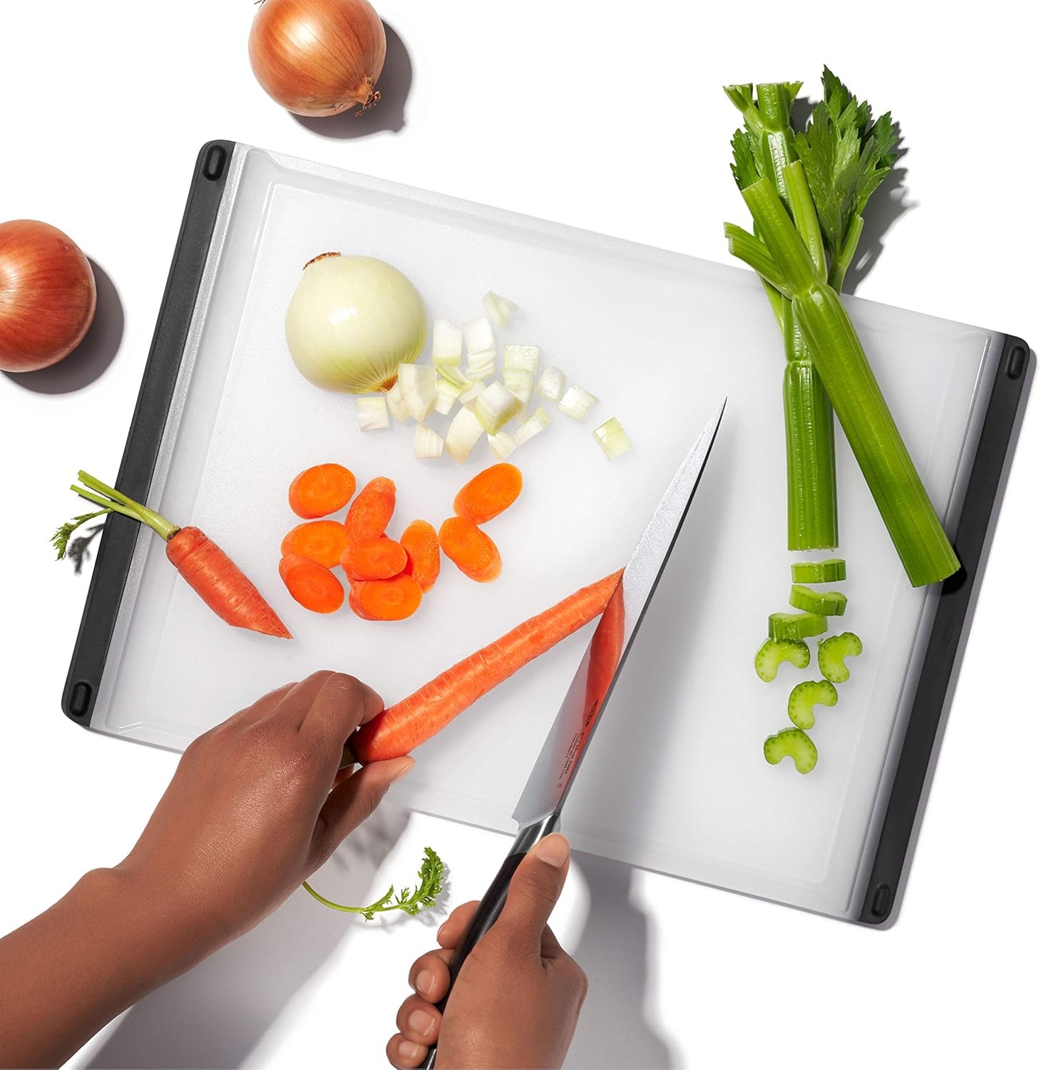 image:imageOXO Good Grips Plastic Utility Cutting BoardUtility Cutting Board
