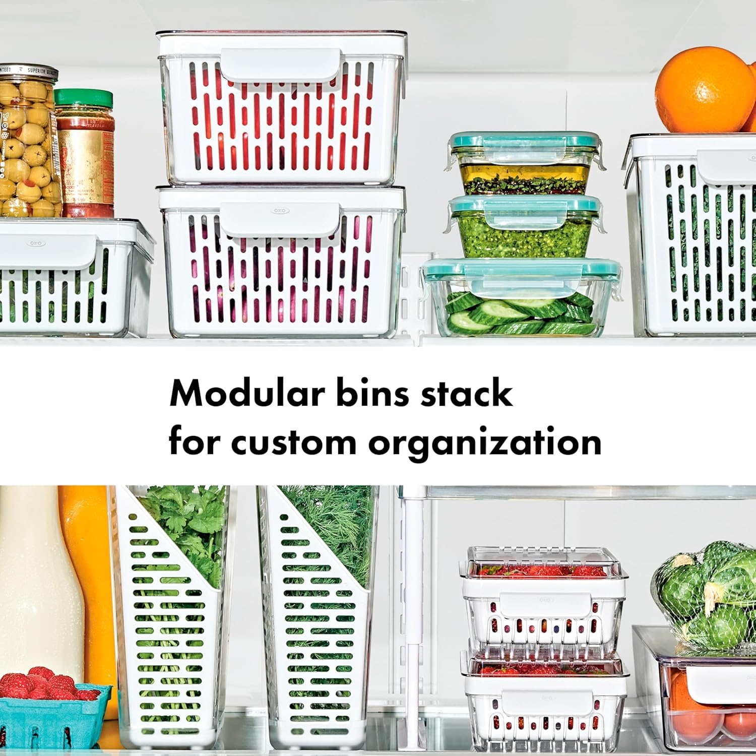 image:imageOXO Good Grips Produce Saver Long BinBerry Keeper
