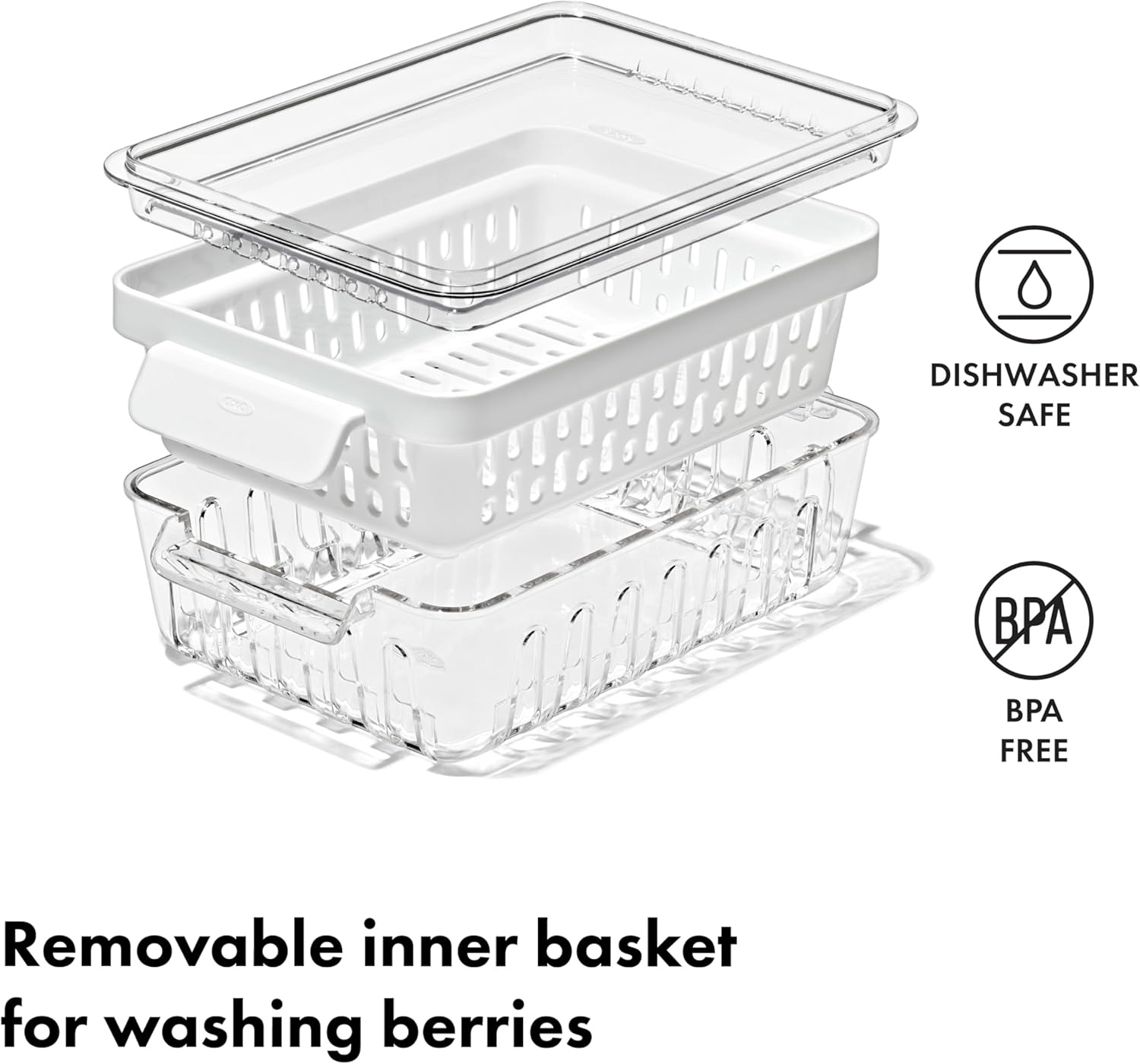 image:imageOXO Good Grips Produce Saver Long BinBerry Keeper