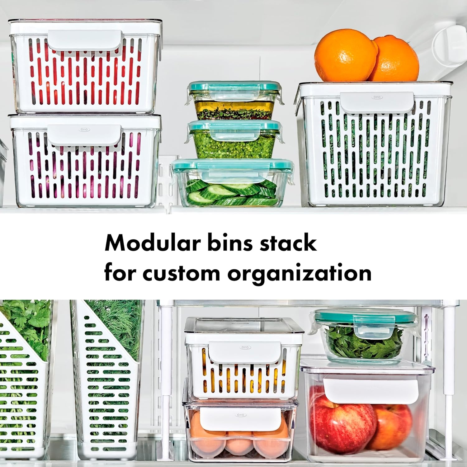 image:imageOXO Good Grips Produce Saver Long BinProduce Saver Bin