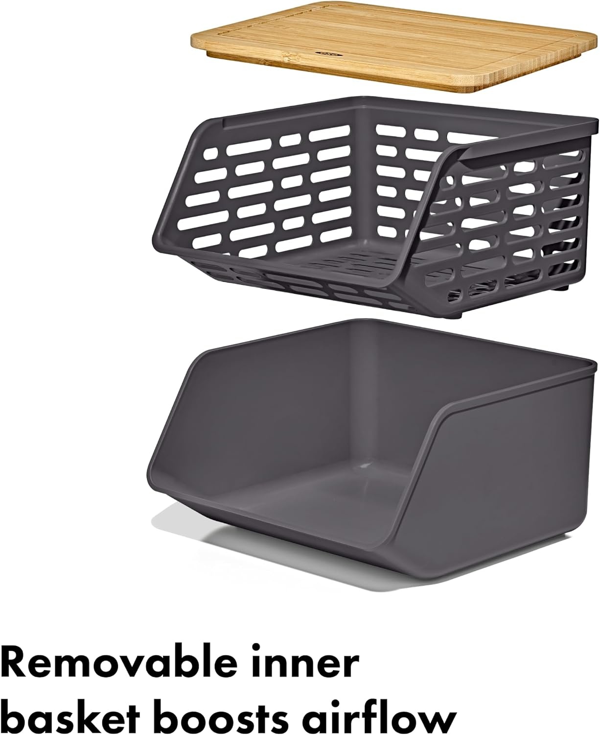 image:imageOXO Good Grips Produce Saver Long BinRoot Vegetable Bin