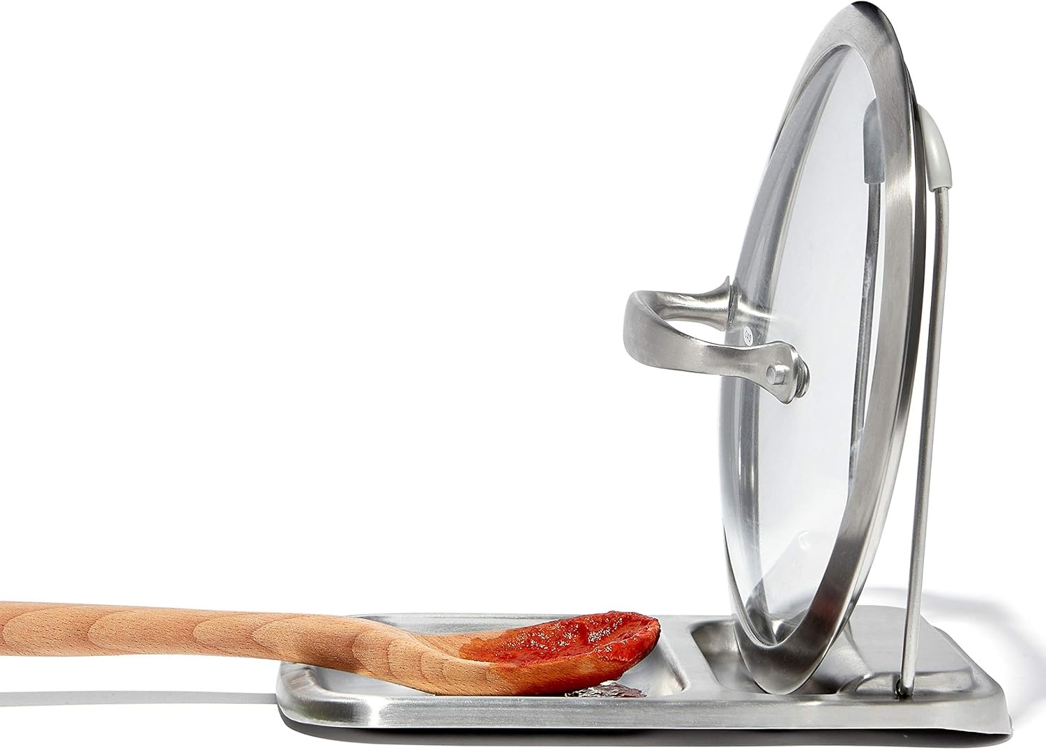 image:imageOXO Good Grips Stainless Steel Spoon Rest with Lid Holder