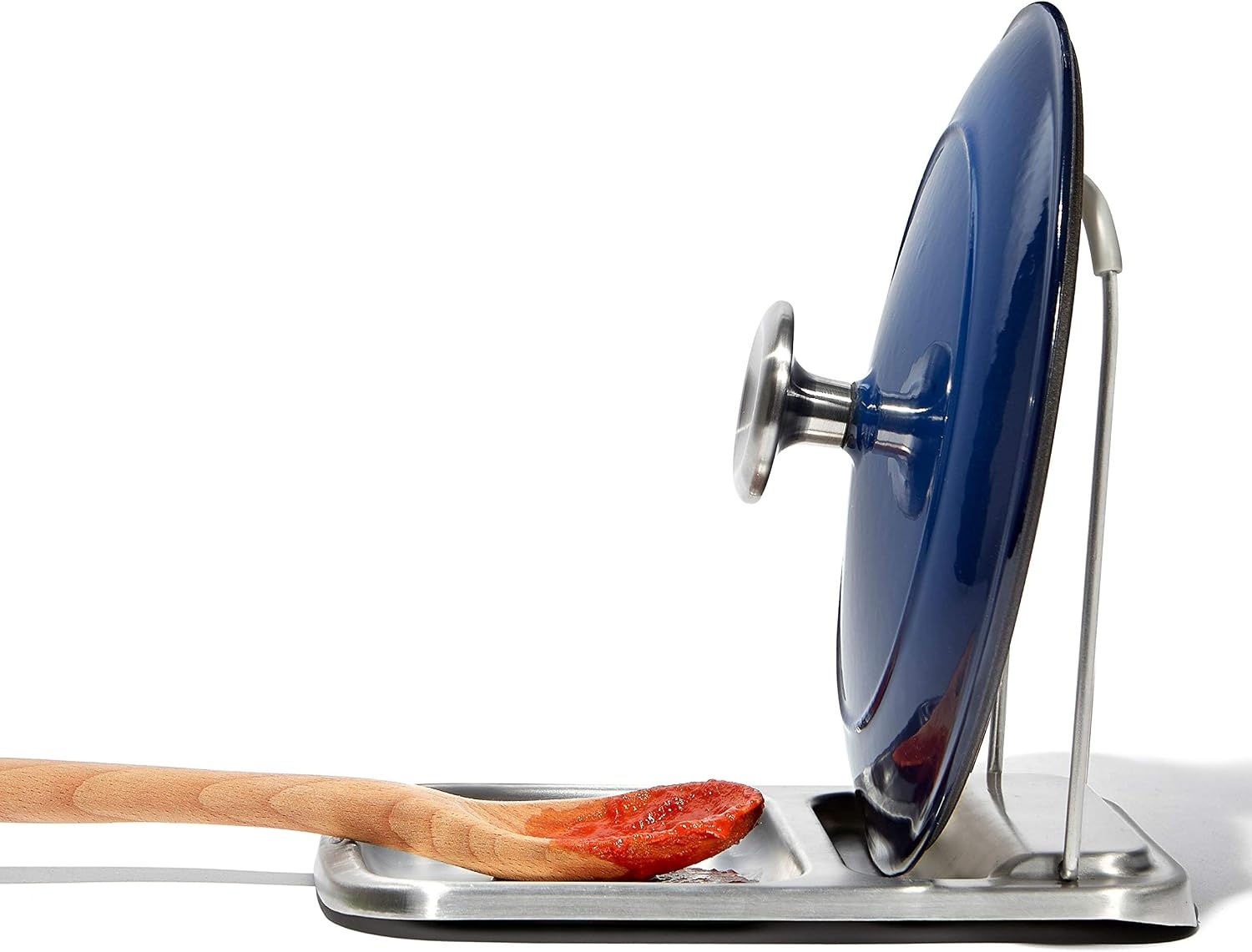 image:imageOXO Good Grips Stainless Steel Spoon Rest with Lid Holder