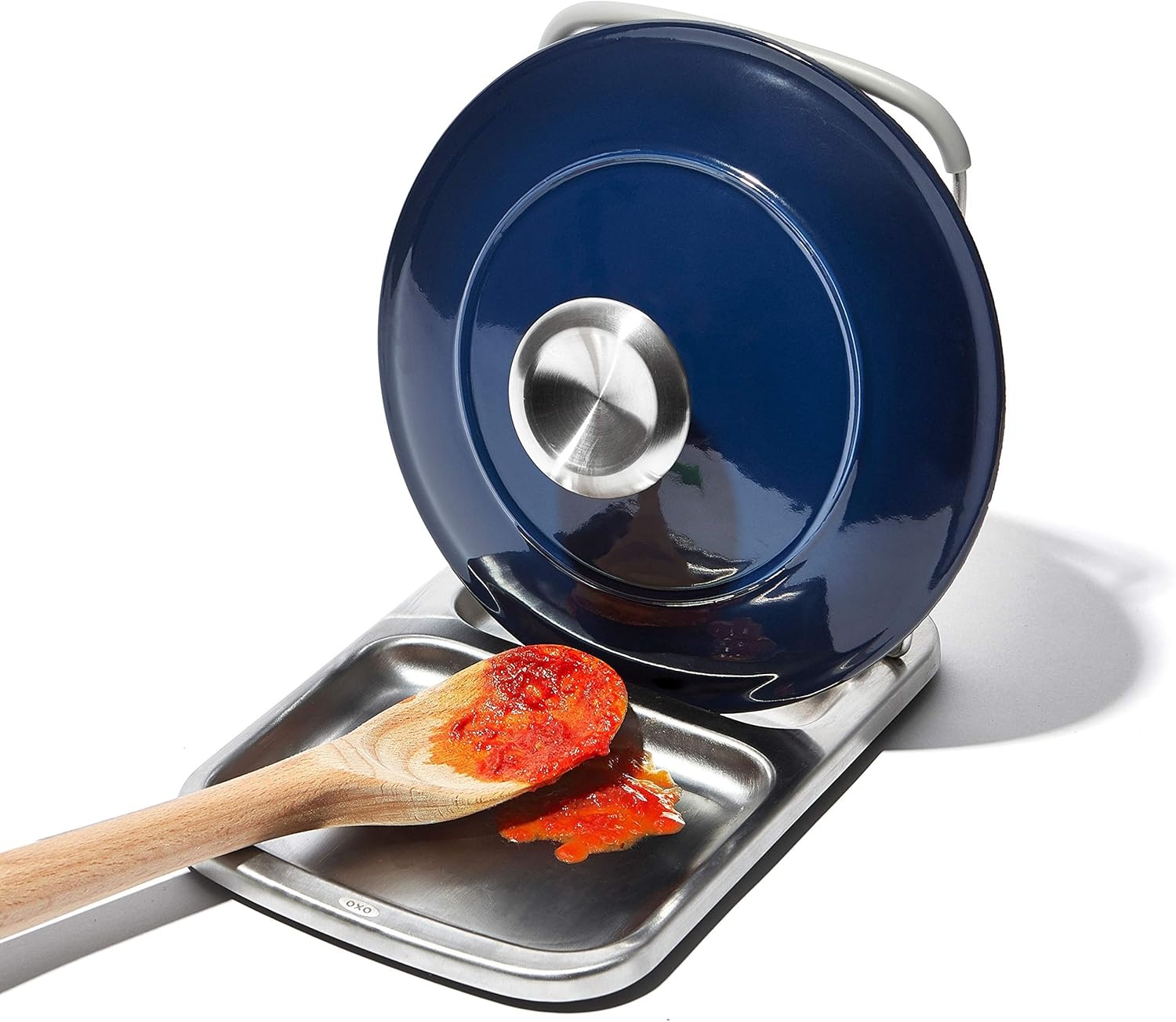 image:imageOXO Good Grips Stainless Steel Spoon Rest with Lid Holder