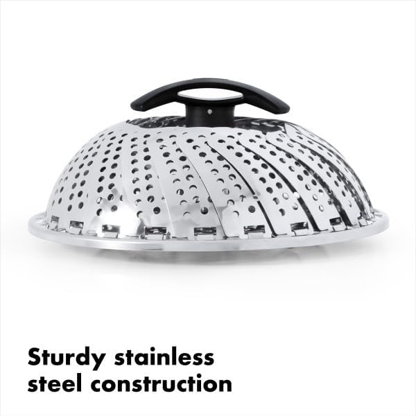 image:imageOXO Good Grips Stainless Steel Steamer With Extendable HandleSteamer