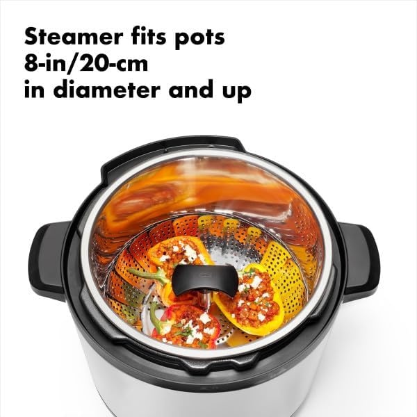 image:imageOXO Good Grips Stainless Steel Steamer With Extendable HandleSteamer