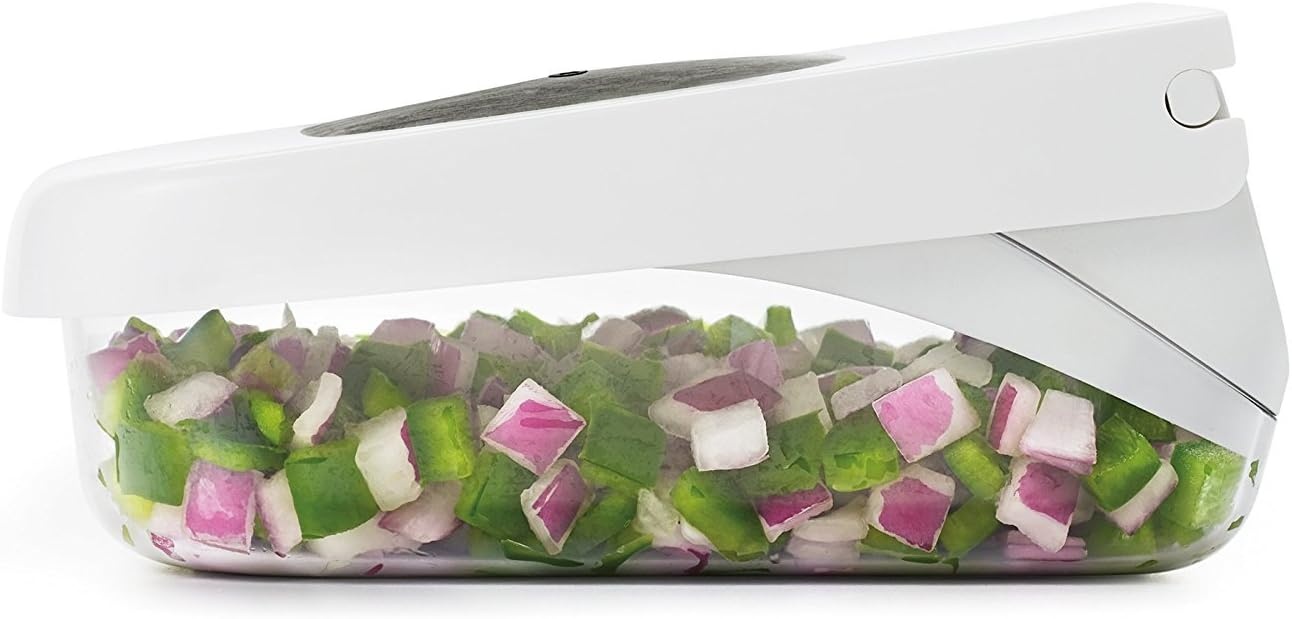 image:imageOXO Good Grips Vegetable and Onion Chopper with Easy Pour Opening WhiteOne Size Pack of 12