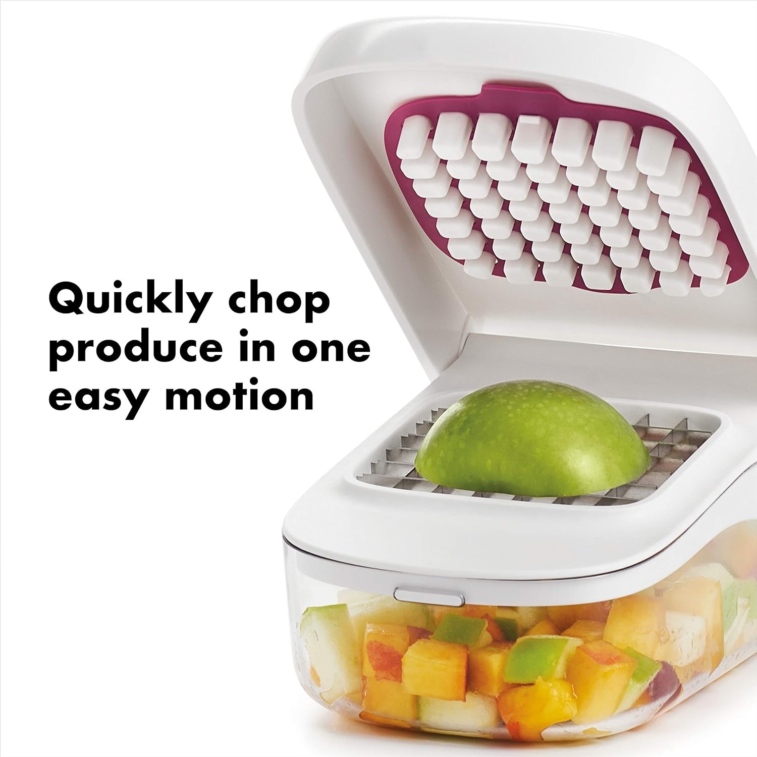 image:imageOXO Good Grips Vegetable and Onion Chopper with Easy Pour Opening WhiteOne Size Pack of 12