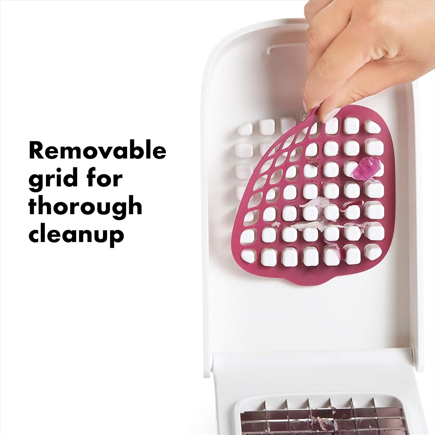 image:imageOXO Good Grips Vegetable and Onion Chopper with Easy Pour Opening WhiteOne Size Pack of 12