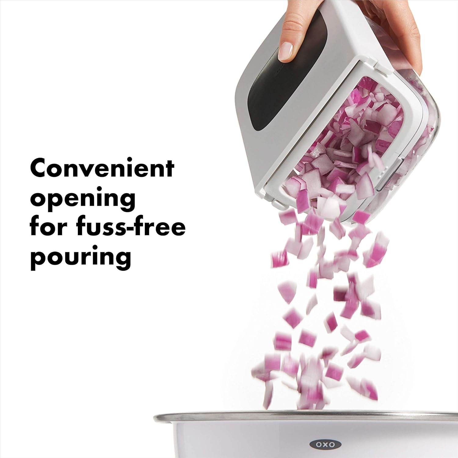image:imageOXO Good Grips Vegetable and Onion Chopper with Easy Pour Opening WhiteOne Size Pack of 12