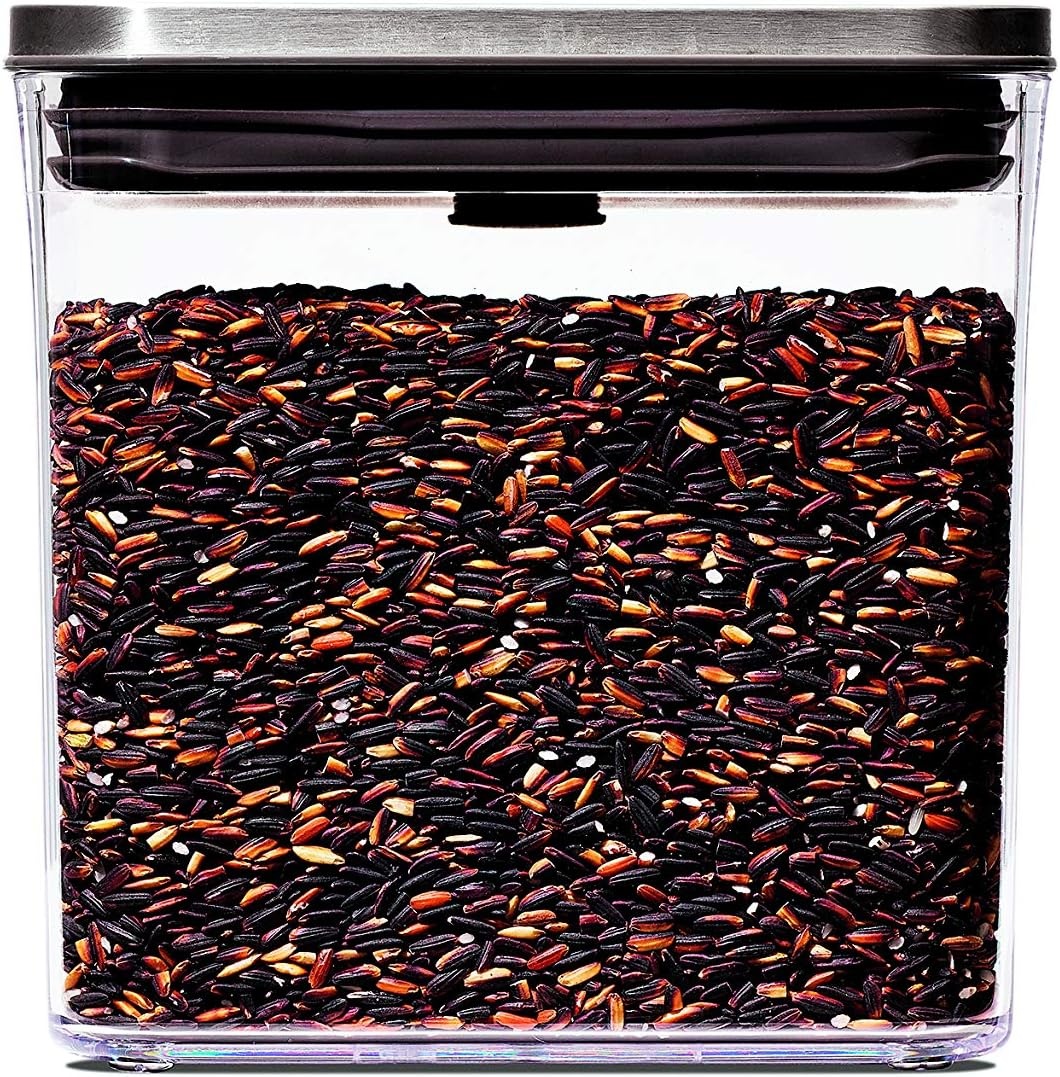 image:imageOXO Steel POP Container Big Medium Square 44 Qt for Flour Sugar and MoreGrey17 QT16 L