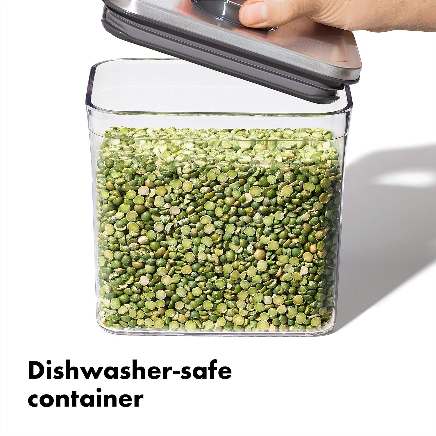 image:imageOXO Steel POP Container Big Medium Square 44 Qt for Flour Sugar and MoreGrey28 QT26 L Pack of 8