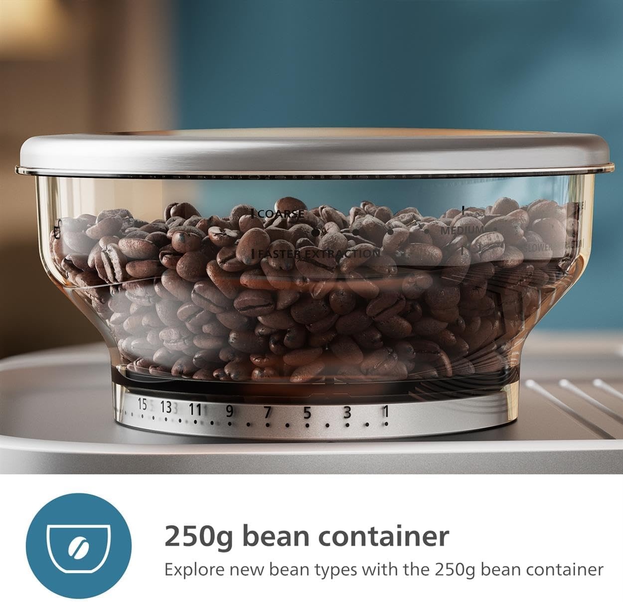 image:imagePhilips Barista Brew Semi Automatic Espresso Machine Single amp Double EspressoAmericano 250g Bean ContainerGrinderMilk Jug with temperature indicatorCalibrated TampingMetal Silver PSA321801Metal Silver