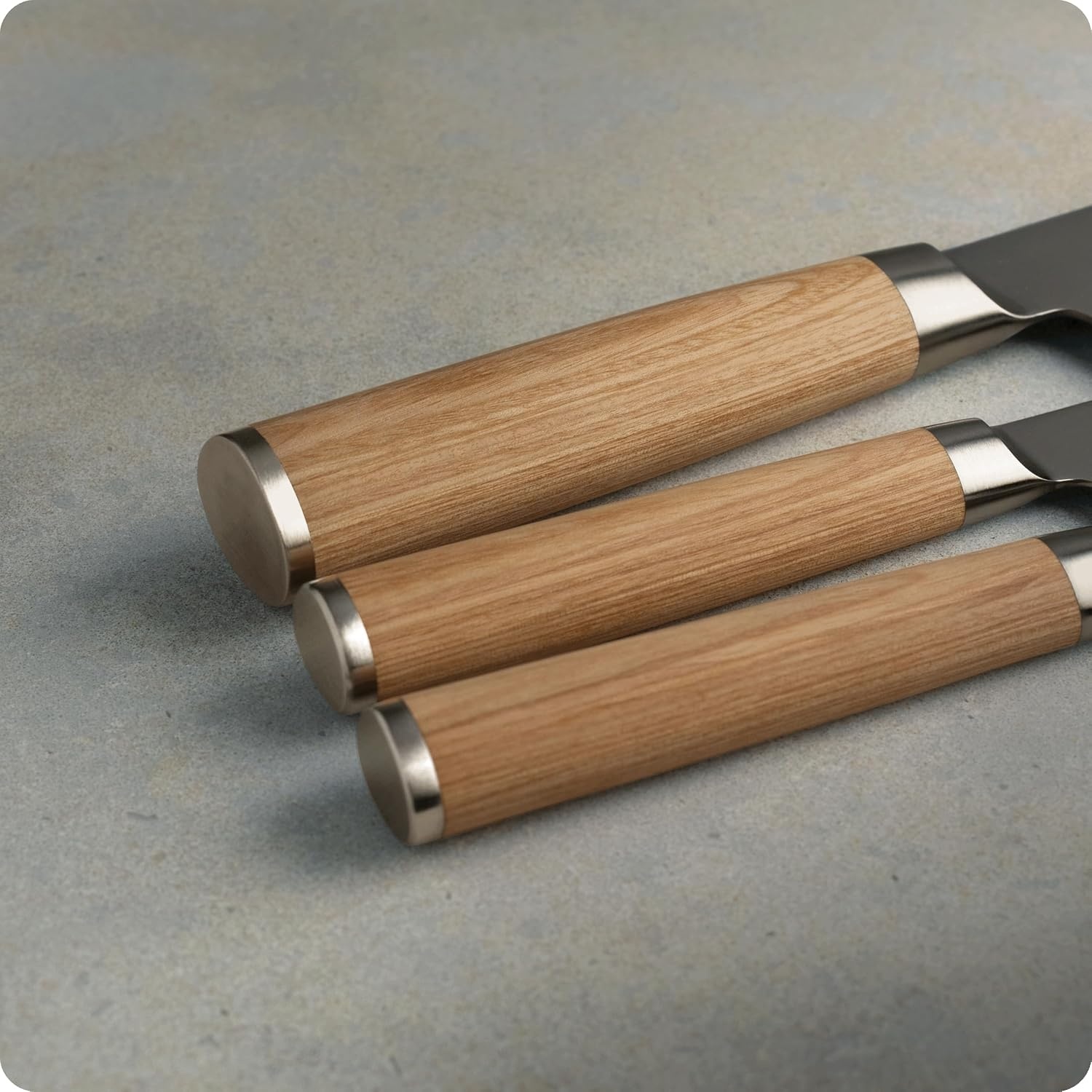 image:imageShun Classic 3 Piece Starter Set Includes 8 Chef 35 Paring amp 6 Utility Knives VGMAX Core Damascus Stainless Steel Cladding Pakkawood HandleBlonde