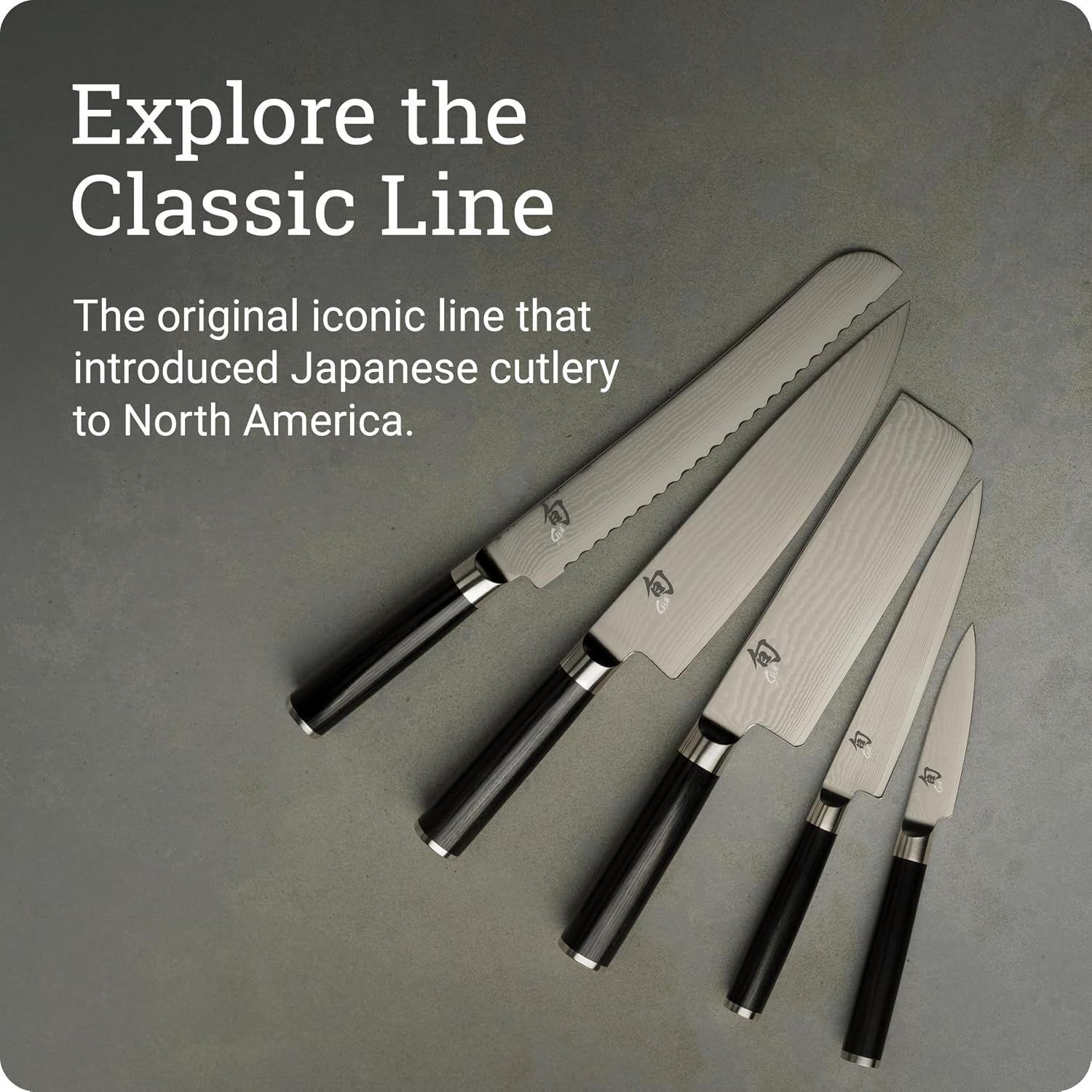 image:imageShun Classic 4 Limited Edition Paring Knife Handcrafted Japanese Vegetable amp Fruit Knife VGMAX Core with Damascus Stainless Steel Cladding Pakkawood Handle