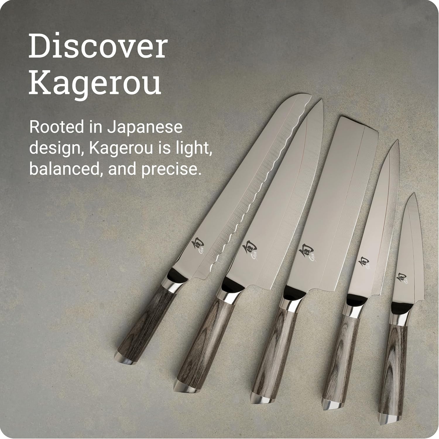 image:imageShun Kagerou 4 Paring Knife Handcrafted Japanese Vegetable amp Fruit Knife VG10 and VG2 Dual Core with 420J Steel Upper Pakkawood Handle
