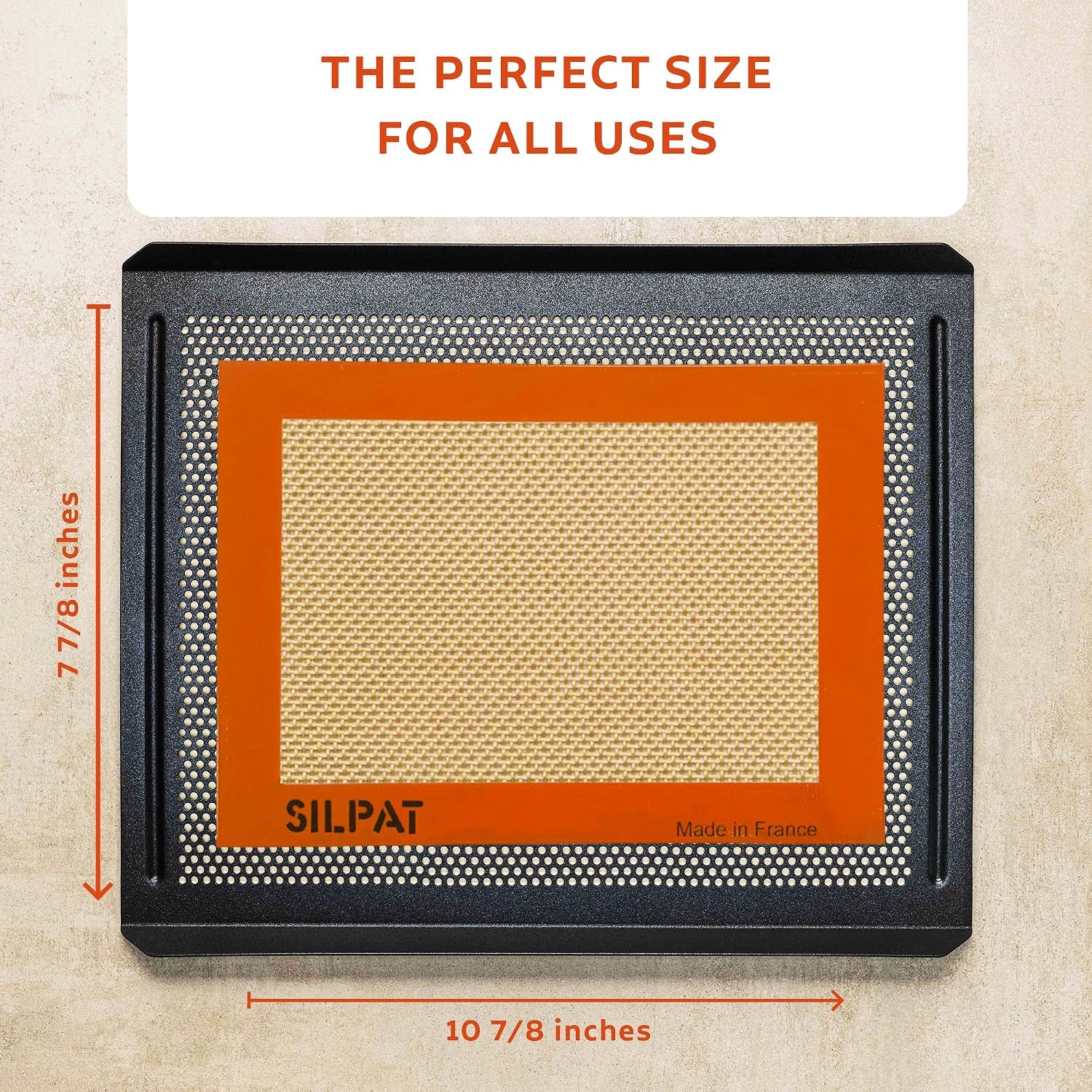 image:imageSilpat Premium NonStick Silicone Baking Mat 34 Sheet CreamToaster