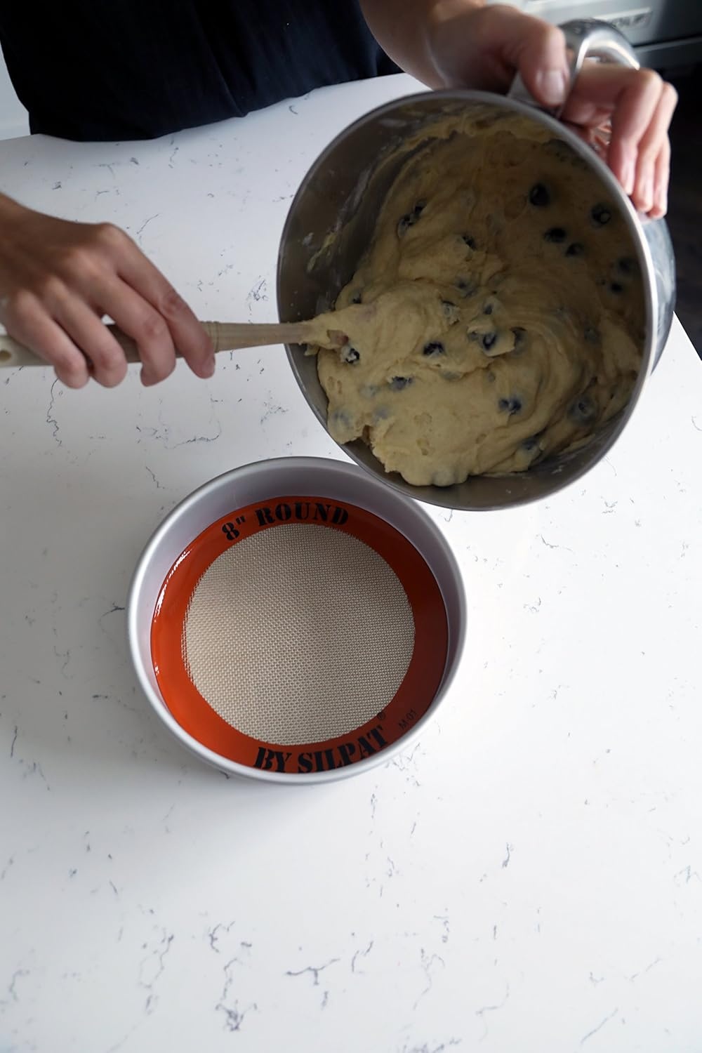 image:imageSilpat The Original Round Cake Liner NonStick Silicone Baking Mat 8 AH197018L x 8W