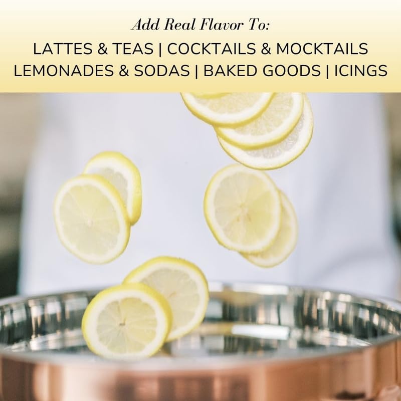 image:imageSonoma Syrup Co Lavender Infused Simple Syrup 127 fl oz for Coffee Cocktails and Cooking Hand Crafted in the USAMeyer Lemon
