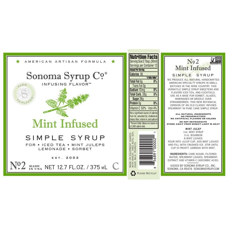 image:imageSonoma Syrup Co Lavender Infused Simple Syrup 127 fl oz for Coffee Cocktails and Cooking Hand Crafted in the USAMint