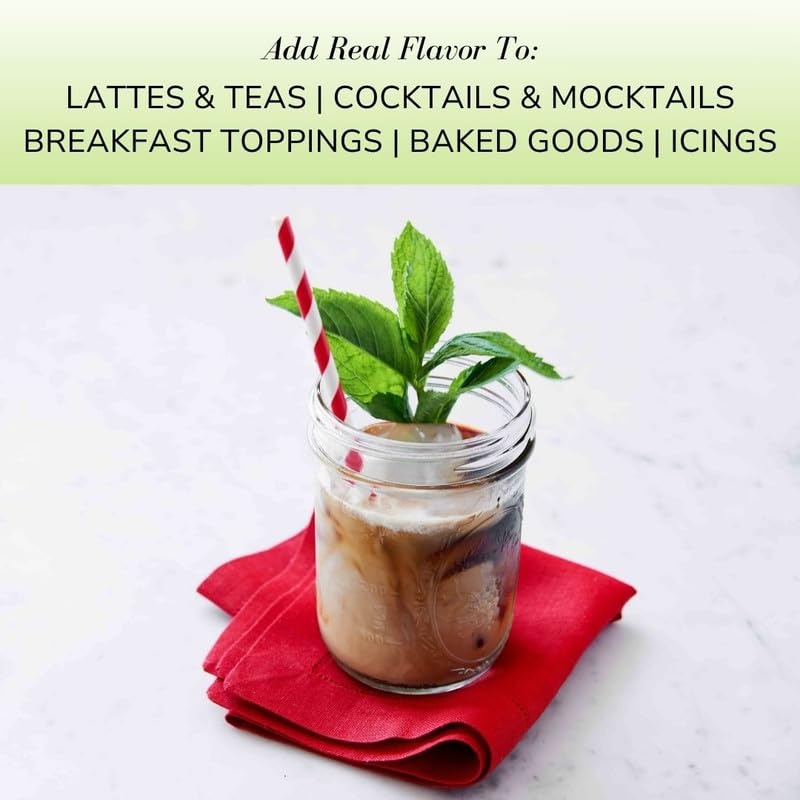 image:imageSonoma Syrup Co Lavender Infused Simple Syrup 127 fl oz for Coffee Cocktails and Cooking Hand Crafted in the USAPeppermint