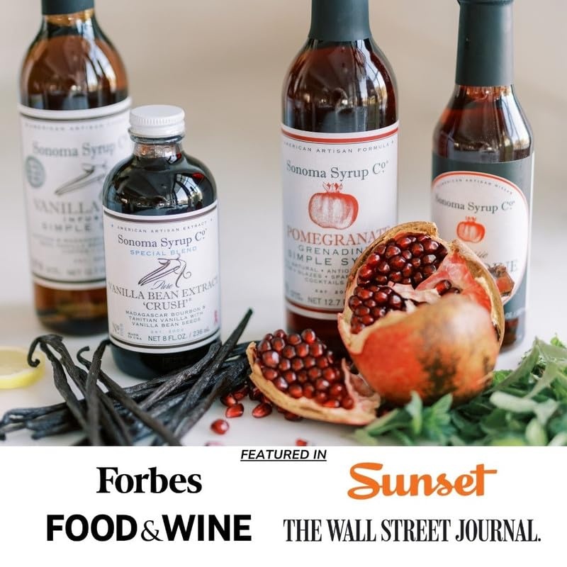image:imageSonoma Syrup Co Lavender Infused Simple Syrup 127 fl oz for Coffee Cocktails and Cooking Hand Crafted in the USAPomegranate Grenadine