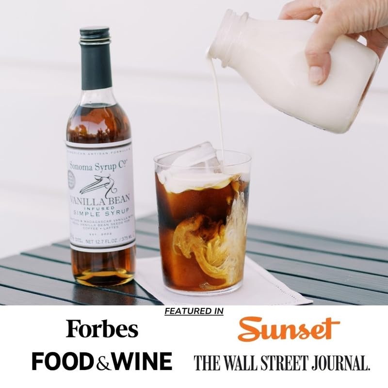 image:imageSonoma Syrup Co Lavender Infused Simple Syrup 127 fl oz for Coffee Cocktails and Cooking Hand Crafted in the USAVanilla