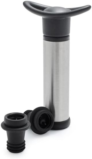 image:imageSur La Table 3Piece Wine Pump Set Stainless Steel