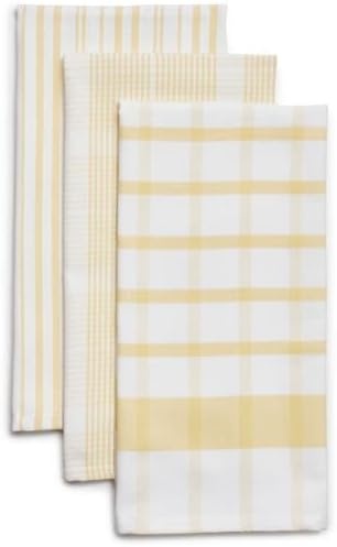 image:imageSur La Table Assorted Twill Kitchen Towels Blueberry Set of 3 Mixed Coordinating Prints in Rich Berry Tones for All Kitchen Tasks Set of 3Blueberry