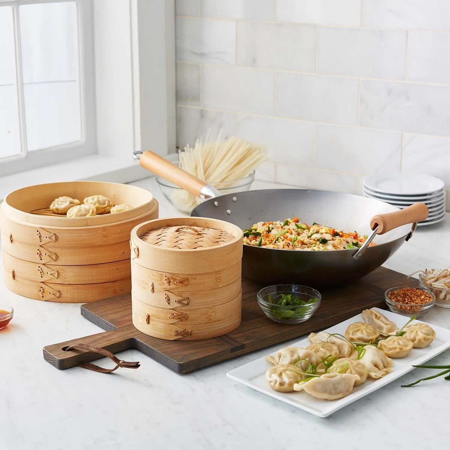 image:imageSur La Table Bamboo Steamer 10 YellowYellow