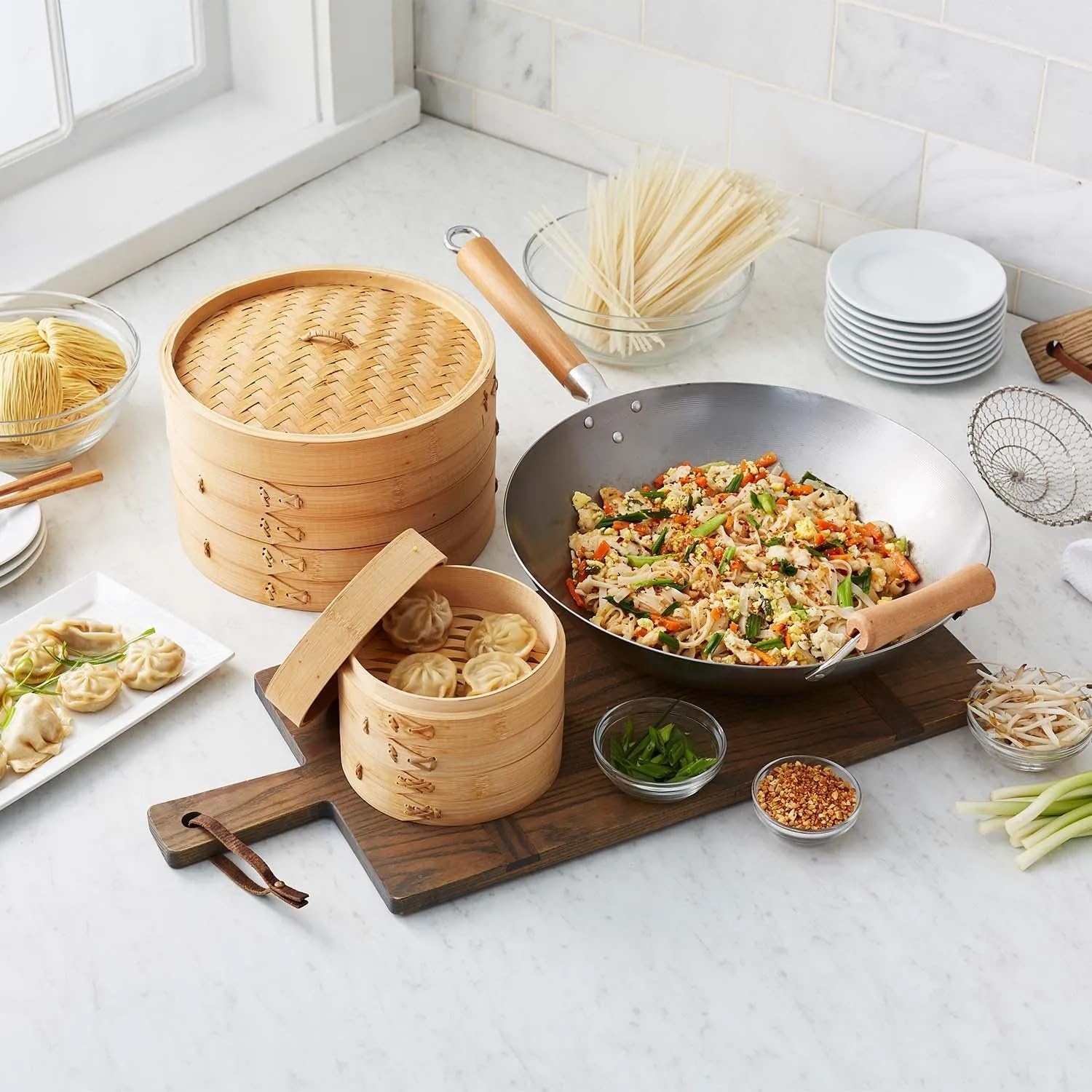 image:imageSur La Table Bamboo Steamer 10 YellowYellow