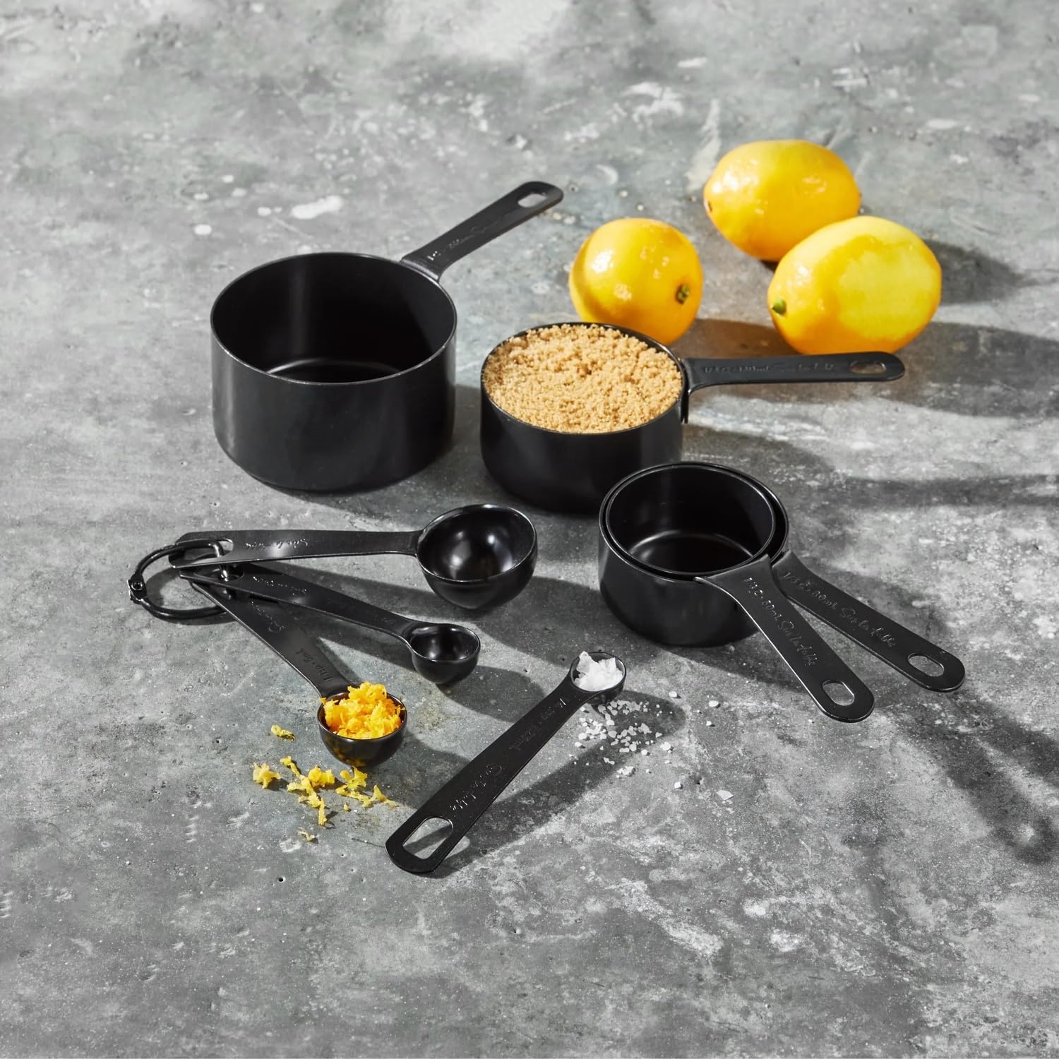 image:imageSur La Table Black Measuring Spoons Set of 4