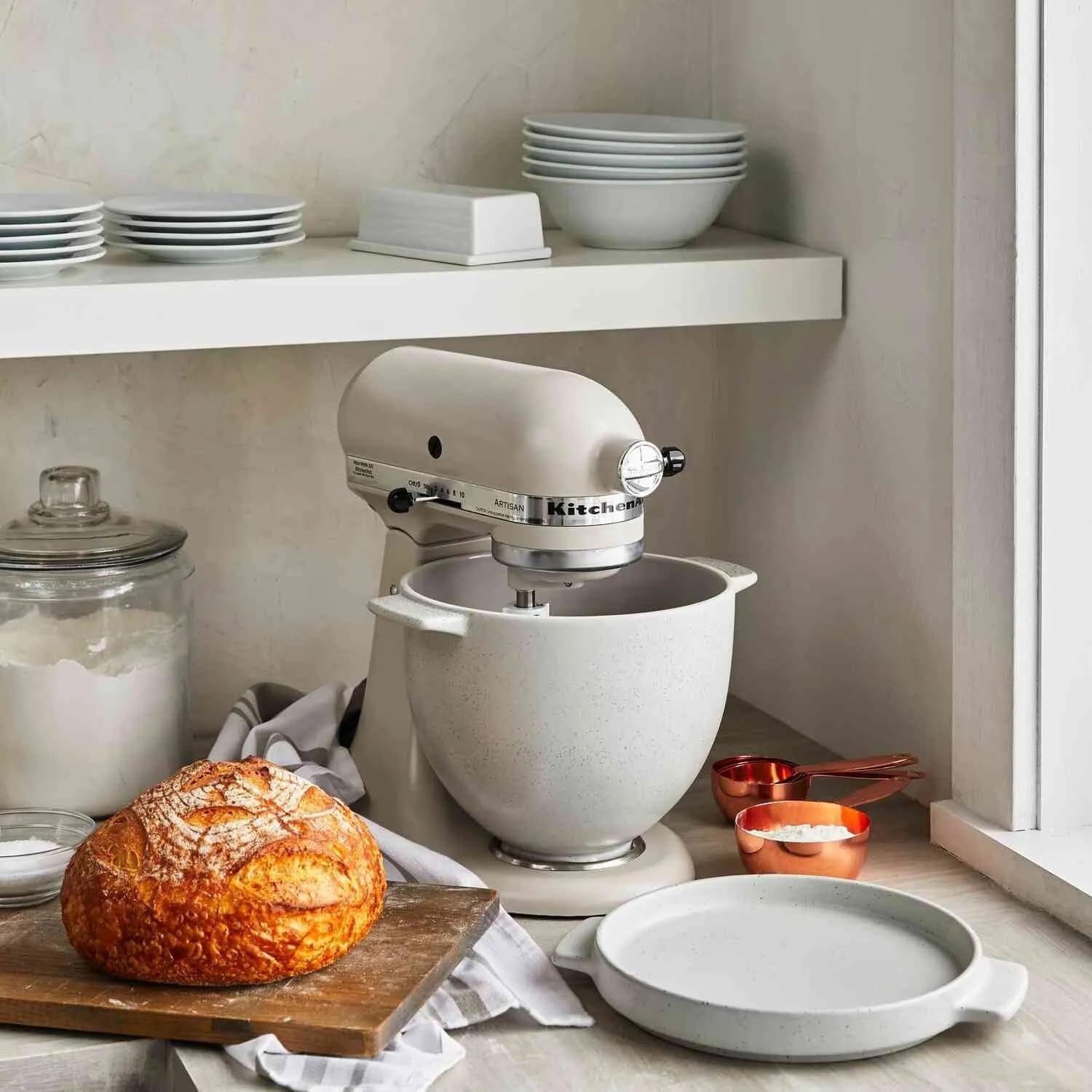 image:imageSur La Table Bread Making Kit Complete Artisan Baking Set with Proofing Basket Lame Bench Scraper and More
