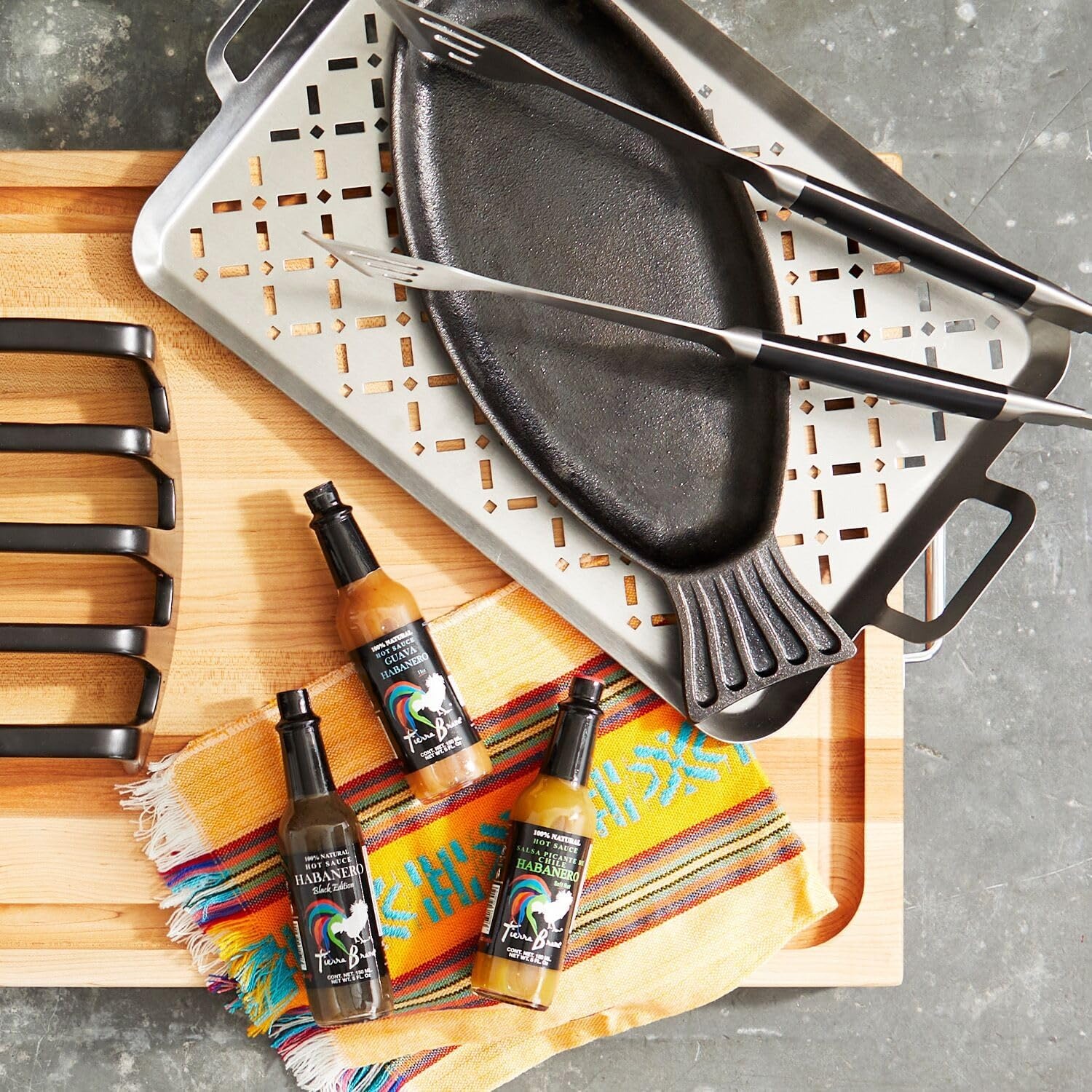 image:imageSur La Table Cast Iron Fish Pan Black