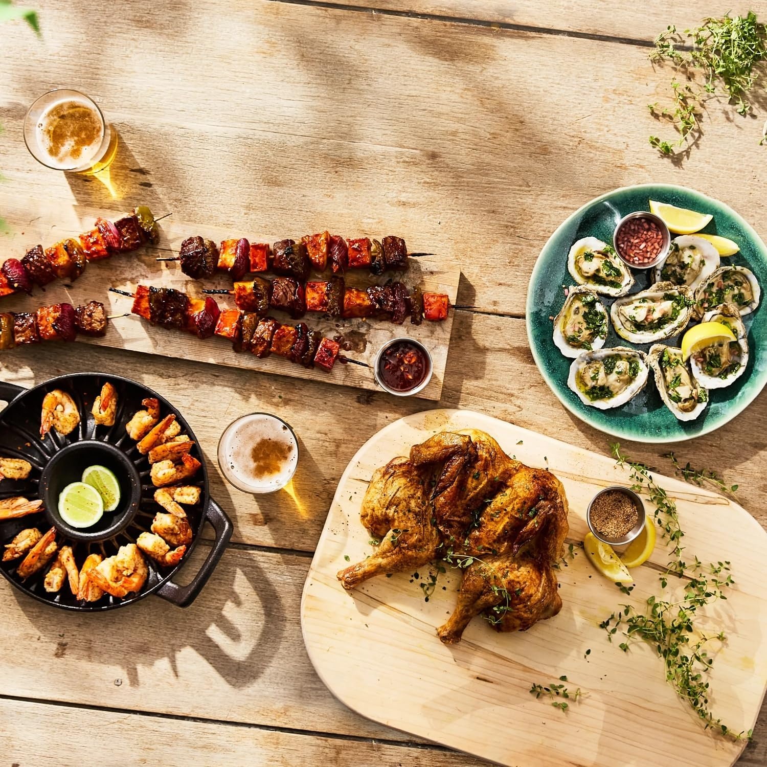 image:imageSur La Table Cast Iron Shrimp Pan PreSeasoned GrillandServe Skillet with Handles for Seafood and Tapas 10 in