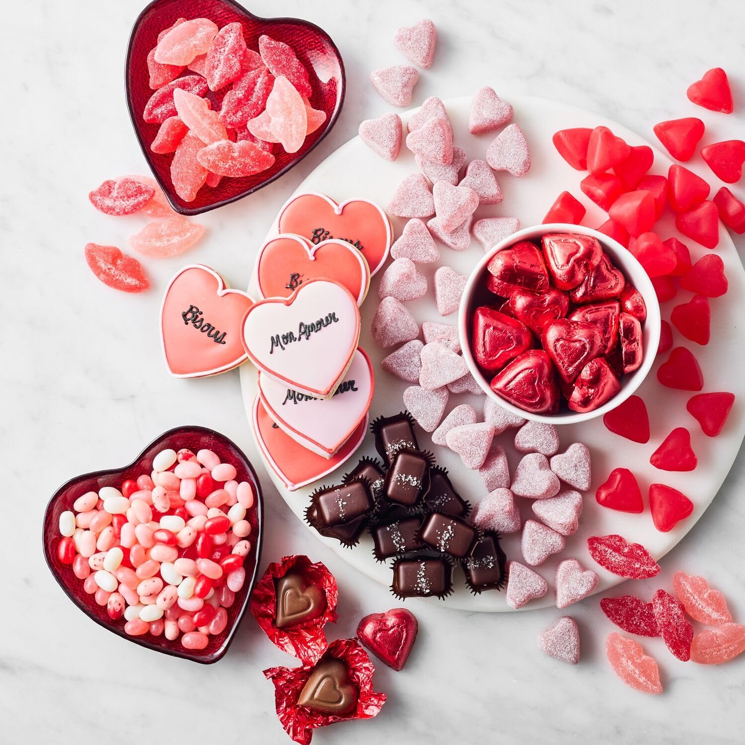 image:imageSur La Table Cherry Gummy Hearts Red