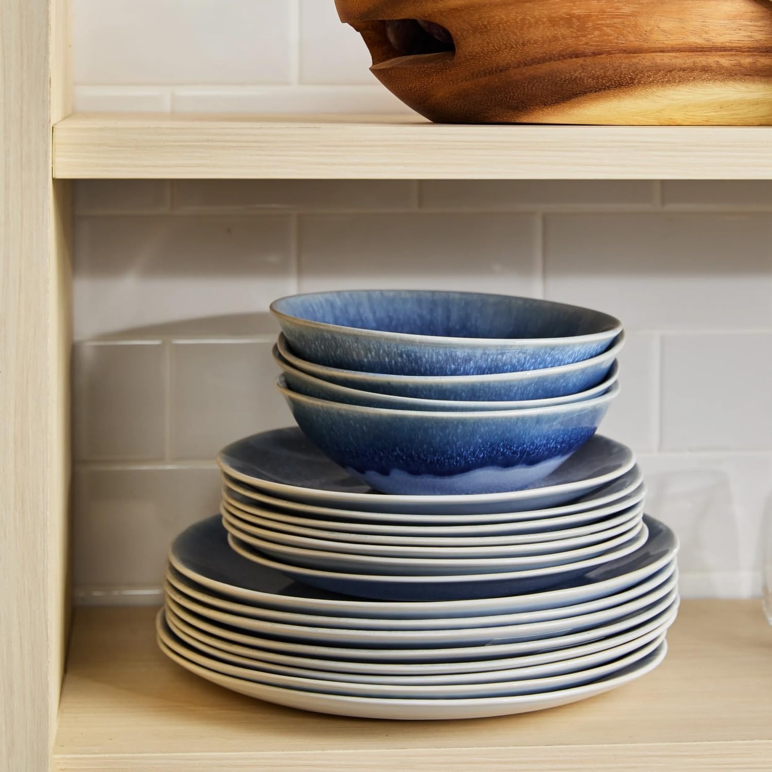 image:imageSur La Table Cloud Pasta Bowl WhiteBlue