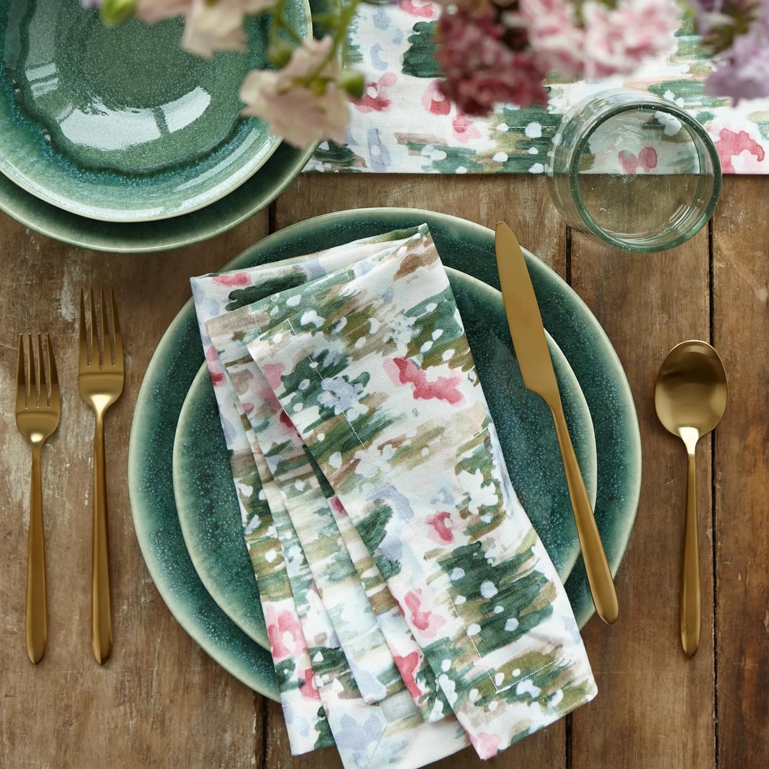 image:imageSur La Table Cloud Pasta Bowl WhiteEmerald Green